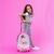 Kit Mochila de Rodinha Escolar Infantil Bailarina Cristal + Lancheira Transversal + Estojo Duplo - comprar online