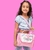 Lancheira Escolar Térmica Infantil Transversal Bolsa Feminina Princesa Unicórnio Cristal - comprar online