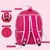 Kit Mochila Costas Escolar Infantil Passeio Bailarina Cristal + Lancheira Transversal + Estojo Duplo - loja online