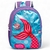 Mochila Infantil Costas Escolar Cristal Feminina Reforçada Sereia