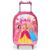 Kit Mochila de Rodinha Escolar Infantil Feminino + Lancheira Térmica + Estojo - Princesa - comprar online