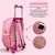 Mochila Infantil Rodinha Escolar Cristal Feminina Reforçada Princesa Unicórnio - Pikuka | Mochila infantil com os melhores preços!