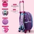 Kit Mochila de Rodinha Escolar Infantil Sereia Cristal+ Lancheira Transversal + Estojo Duplo - Pikuka | Mochila infantil com os melhores preços!