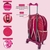 Kit Mochila de Rodinha Escolar Infantil Bailarina Cristal + Lancheira Transversal + Estojo Duplo - loja online