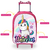 Imagem do Mochila Escolar Rodinha Infantil Feminina Reforçada- Unicornio