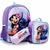 Kit Mochila Escolar Infantil Feminina + Lancheira Térmica + Estojo - Lilo & Stitch