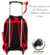 Kit Mochila de Rodinha Escolar Infantil Masculino + Lancheira Térmica + Estojo - Aranha 6 - comprar online