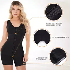 Faja moldeadora de cuerpo completo, faja moldeadora de alta compresión con broc