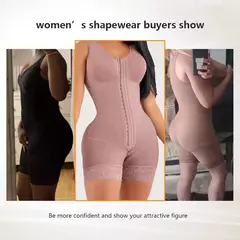 Faja moldeadora de cuerpo completo, faja moldeadora de alta compresión con broc