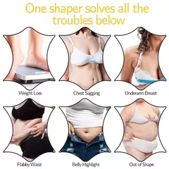 Fajas Colombianas, corsé adelgazante para mujer, moldeador de cuerpo de compres