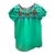 BLUSA MEXICANA MENTA T= M