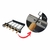 Kit Giratório Grill 4 Espetos Preto Elétrico 127v Churrasco