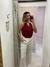 Blusa Ellen marsala na internet