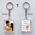 Chaveiro com Foto 3x4 Personalizados - Frente e Verso