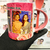 Caneca c/ colher Personalizada Dia das Mães provérbios 31:2 - Porcelana Rosa na internet