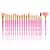 Imagem do Kit 20 Pinceis Diamond Transparente De Maquiagem Make-UP Brilhante Kit De Cosmética