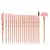 Kit 20 Pinceis Diamond Transparente De Maquiagem Make-UP Brilhante Kit De Cosmética na internet