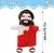 40cm Respiração Jesus animado brinquedo de pelúcia para crianças e adultos macio e aconchegante - comprar online