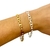 PULSEIRA ELO QUADRADO - Henziel Joias