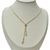 COLAR GRAVATINHA 2 FOLHA CRISTAL - comprar online