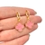 BRINCO TREVO ARGOLA CLIC ROSA - comprar online