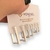 TRIO ARGOLINHA QUADRADA CRAVEJADA - comprar online
