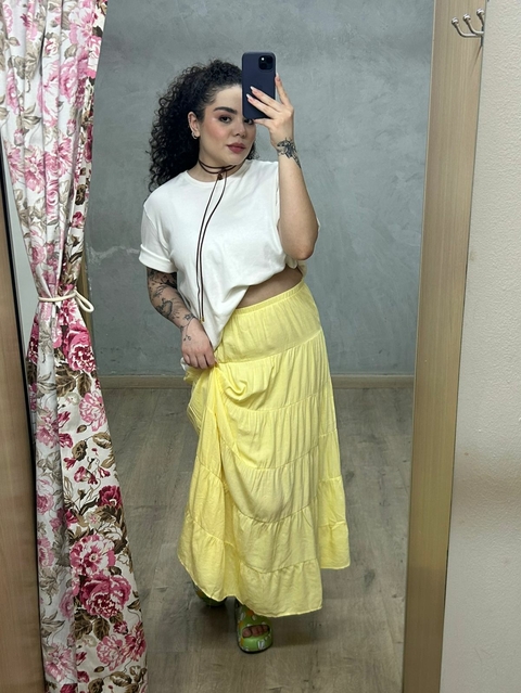 Saia Mariah - Amarelo