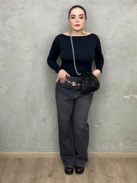 Calça Manuela Wide Leg - Jeans
