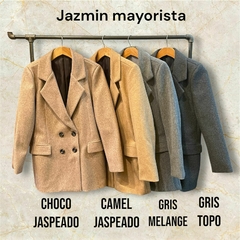 sacon cruzado overzise de paño - Jazmin mayorista