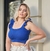Cropped Feminino Moda Tricot Detalhe Babados na Alça