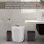 LIXEIRA DE AÇO INOX PRETA 15L - CESTO DE LIXO ABERTO COM ARO COM DESIGN LUXUOSO - loja online