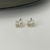 BRINCO ZIRCONIA QUADRADA. 0,7 CM