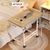 Imagem do MESA MULTIUSO DE ALTURA AJUSTÁVEL COM RODINHAS - PERFEITO PARA TRABALHAR, ESTUDAR E FAZER REFEIÇÕES
