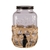 DISPENSER DE VIDRIO CON TAPA Y CANILLA NEGRA - comprar online