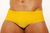 Yellow Low Rise Cut Swimwear