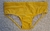 Yellow Low Rise Cut Swimwear