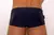 Rear view of blue navy boxer swim briefs for men