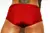 Image of Red Workout Traditional Swim Trunks for men