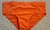 Pumpkin low rise cut swimwear in vibrant orange color