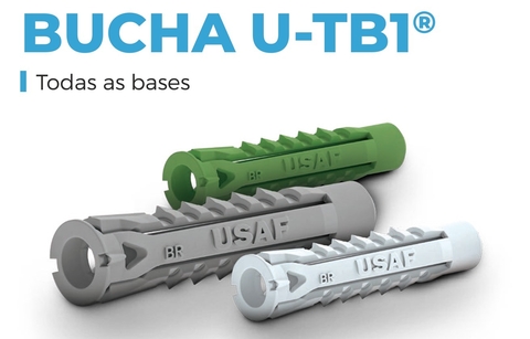 Bucha U-TB1 12MM Embalagem C/ 250