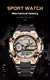 LIGE Digital Men Militar Watch 50m Relógio de pulso à prova d'água LED Relóg
