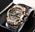 LIGE Digital Men Militar Watch 50m Relógio de pulso à prova d'água LED Relóg
