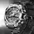 LIGE Digital Men Militar Watch 50m Relógio de pulso à prova d'água LED Relóg