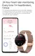 Smartwatch ultra fino AMOLED para mulheres, relógios esportivos, rastreador de na internet