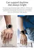 Smartwatch ultra fino AMOLED para mulheres, relógios esportivos, rastreador de