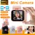 Imagem do Mini câmera com tela hd 1080p com lâmpada flash e doca de bateria portátil re