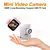 Mini câmera com tela hd 1080p com lâmpada flash e doca de bateria portátil re - comprar online