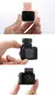 Mini câmera com tela hd 1080p com lâmpada flash e doca de bateria portátil re na internet