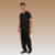 Scrub Aspen - Gabardine Preto Ref. 3954 - Segments Roupas Brancas