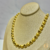 COLAR COM QUADRADOS LISOS INTERCALADOS BANHADO A OURO 18K ACETINADOS na internet